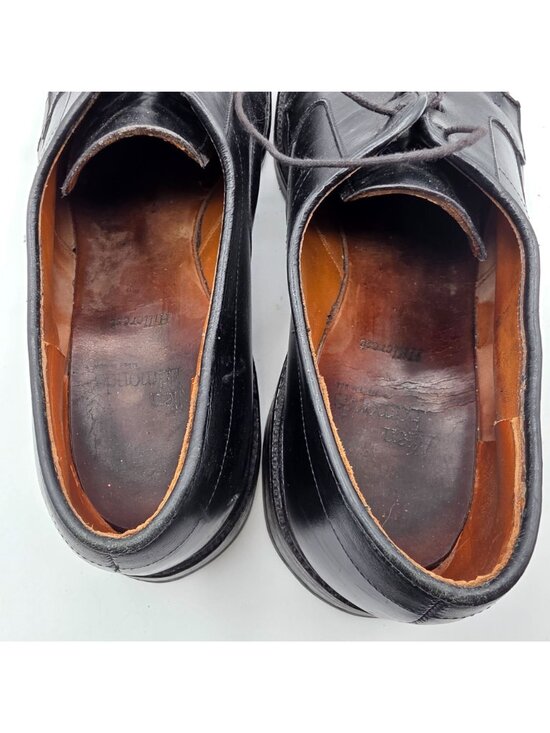 Allen Edmonds Hillcrest Mens Size 9.5 Black Leather Bicycle Toe Lace Up Oxfords main image 12